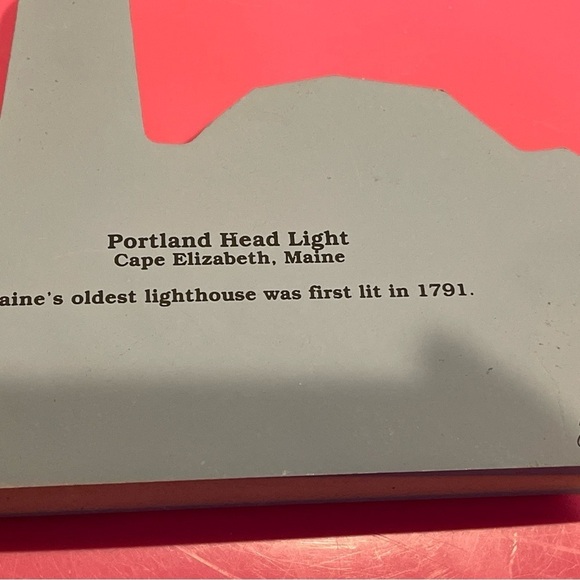 COPY - Vintage 2010 Portland Head Light Cape Elizabeth Maine Cat's Meow Shelf S… - Picture 6 of 7